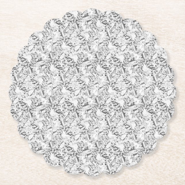 Dessous-de-verre En Papier conception sèche Twenty Two (Devant)