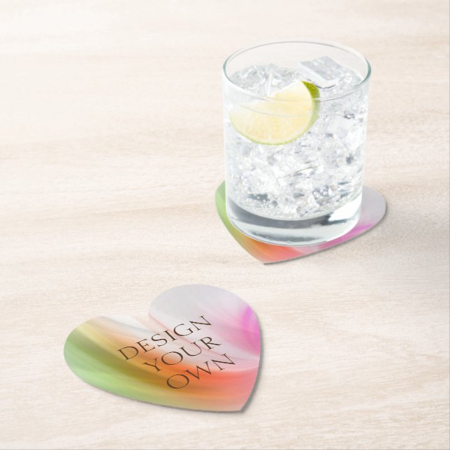 Dessous-de-verre En Papier Concevez Votre Propre  (En situation)