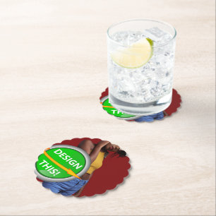 Dessous-de-verre En Papier COOL ! Dessous de verre en papier - Arrondi à gale