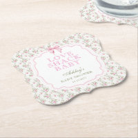 Coquette Pink Bow Love Shack Girl Baby shower