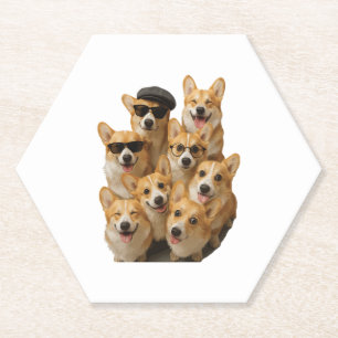 Dessous-de-verre En Papier Corgi