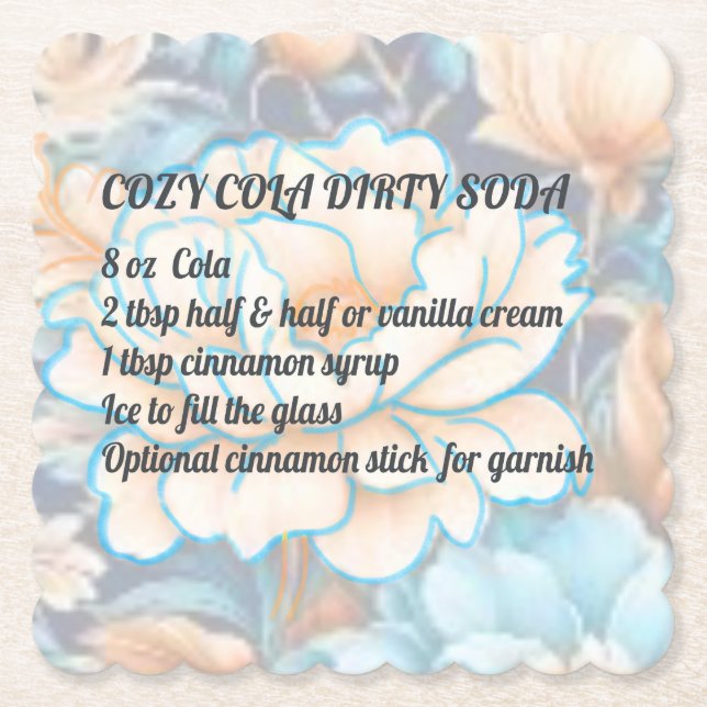 Dessous-de-verre En Papier Cosy Cola Dirty Soda Dessous de verre (Devant)