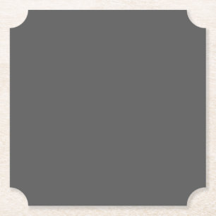 Dessous-de-verre En Papier Créez Votre Propre Conception Personnalisée Gris F