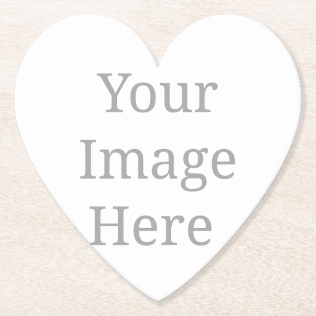 Dessous-de-verre En Papier Créez votre propre personnalisation (Devant)