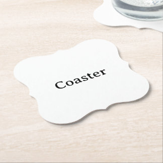 Dessous-de-verre En Papier Créez votre propre support 4" x 4"