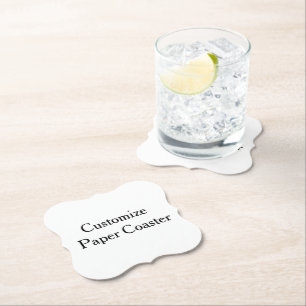 Dessous-de-verre En Papier créez votre propre support personnalisé simple