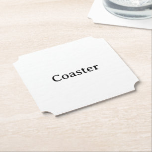 Dessous-de-verre En Papier Créez Votre Propre Ticket Personnalisé Simple