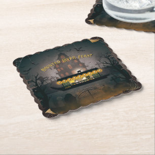 Dessous-de-verre En Papier Croisière de cimetière