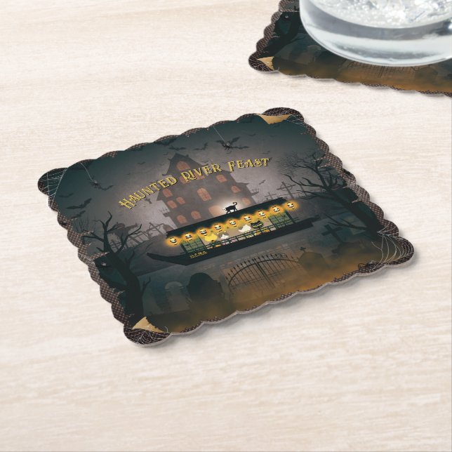Dessous-de-verre En Papier Croisière de cimetière (Incliné)
