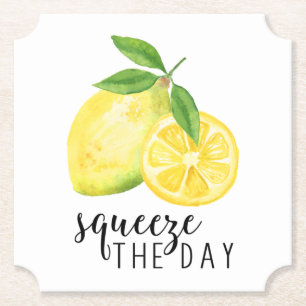 DESSOUS-DE-VERRE EN PAPIER CUISINE MODERNE PUN DE CITRON