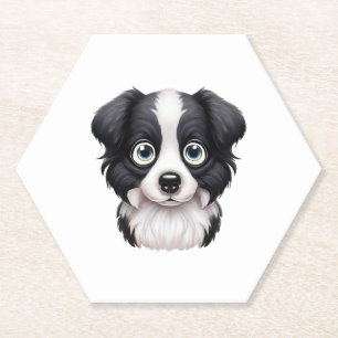 Dessous-de-verre En Papier Dachshund Poly - Super mignonne Miniature Dachshun