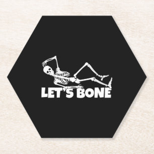 Dessous-de-verre En Papier Design d'Halloween pour les amateurs d'humour adul