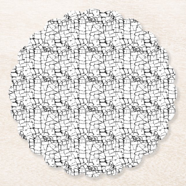 Dessous-de-verre En Papier Design sec Quinze (Devant)