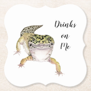 Dessous-de-verre En Papier dessous de verre "Boissons sur moi"