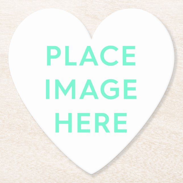 Dessous-de-verre En Papier Dessous de verre cardiaques (Devant)