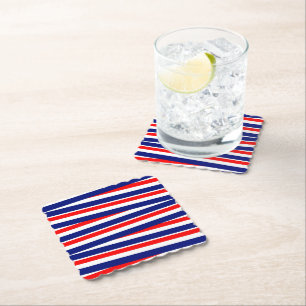 Dessous-de-verre En Papier Dessous de verre de boisson papier patriotique