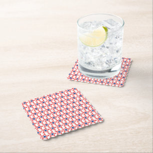 Dessous-de-verre En Papier Dessous de verre de boisson papier patriotique