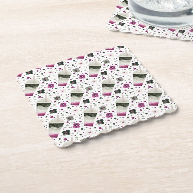 Dessous-de-verre En Papier Dessous de verre de fierté sexuelle (Incliné)