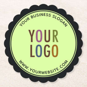 Dessous-de-verre En Papier Dessous de verre de papier de bord à galets ronds 