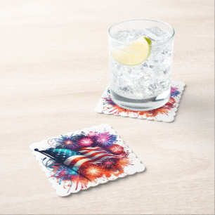 Dessous-de-verre En Papier Dessous de verre de papier patriotique