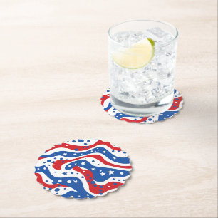 Dessous-de-verre En Papier Dessous de verre de papier patriotique