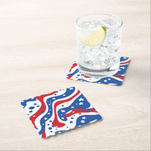 Dessous-de-verre En Papier Dessous de verre de papier patriotique