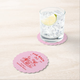 Dessous-de-verre En Papier Dessous de verre Décor Retro Personnalisé
