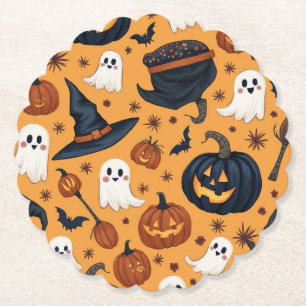 Dessous-de-verre En Papier "Dessous de verre d'Halloween Spooktacular"