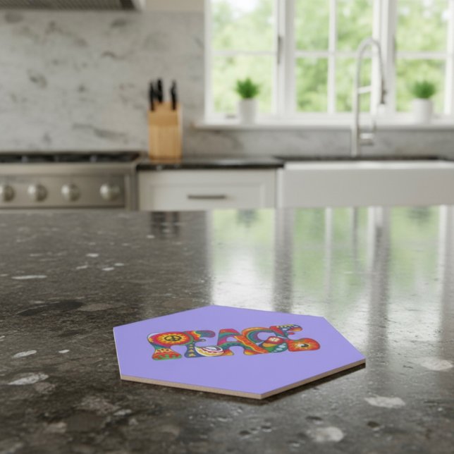 Dessous-de-verre En Papier Dessous de verre du livre de la paix (Créateur téléchargé)