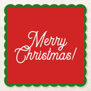 Dessous-de-verre En Papier Dessous de verre du livre rouge et du livre vert