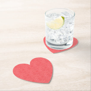 Dessous-de-verre En Papier Dessous de verre en papier coeurs - Amour