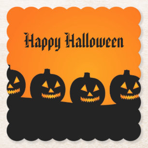 Dessous-de-verre En Papier Dessous de verre en papier Halloween