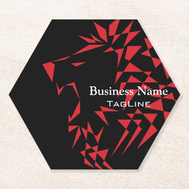 Dessous-de-verre En Papier Dessous de verre en papier massif Lion de Tribe (Devant)