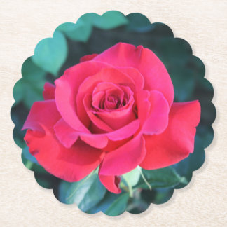 Dessous-de-verre En Papier Dessous de verre en papier rouge rose