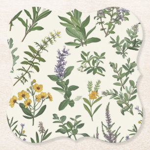 Dessous-de-verre En Papier Dessous de verre floral en fleurs