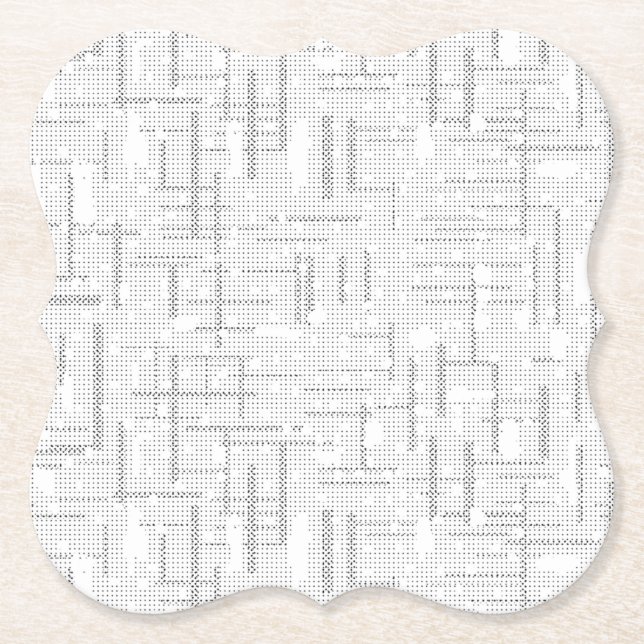 Dessous-de-verre En Papier Dessous de verre papier (Devant)