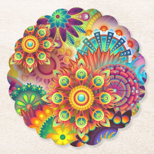 Dessous-de-verre En Papier Dessous de verre papier (Devant)