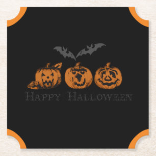 Dessous-de-verre En Papier Dessous de verre papier automne/Halloween/citrouil