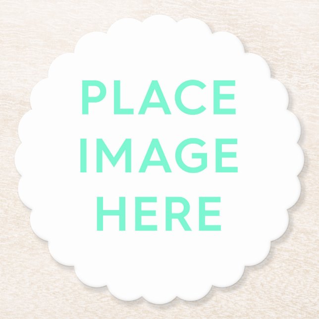 Dessous-de-verre En Papier Dessous de verre ronds à calcaire (Devant)