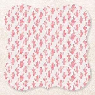 Dessous-de-verre En Papier Dessous de verre roses de cactus