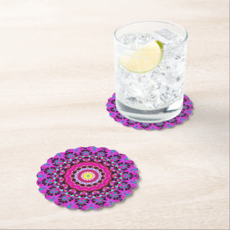 Dessous-de-verre En Papier Dia de los Wild Colors Kaléidoscope