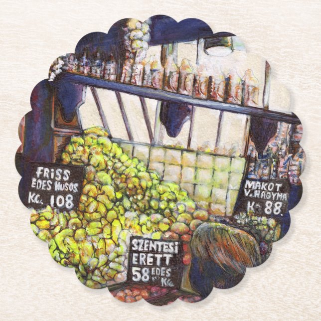 Dessous-de-verre En Papier Dimensions de curiosité (Devant)