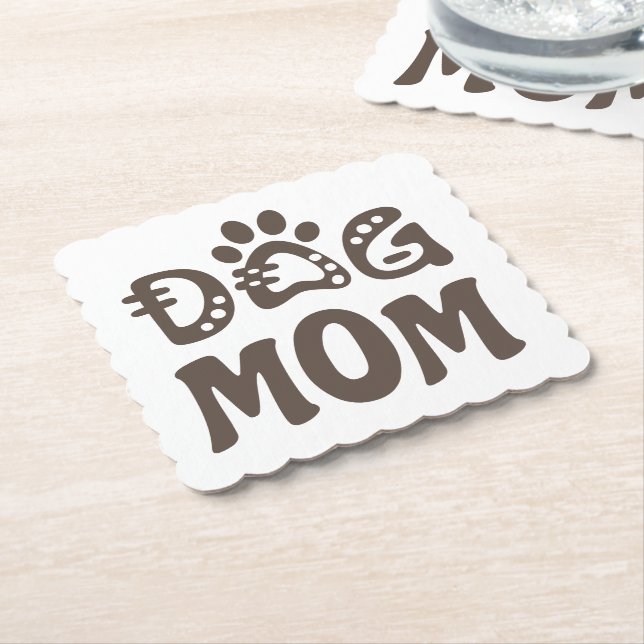 Dessous-de-verre En Papier Dog (Incliné)