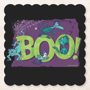 Dessous-de-verre En Papier Dr. Seuss BOU ! Graphique Halloween