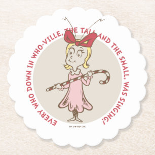 Dessous-de-verre En Papier Dr Seuss Grinch Cindy-Lou Qui - Mignonne Quot