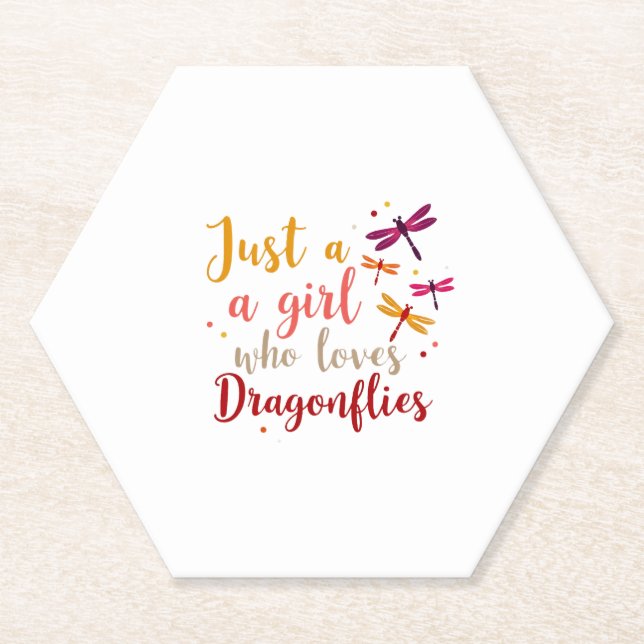 Dessous-de-verre En Papier Dragonflies Animals Women Gift Idea Dragonfly (1) (Devant)