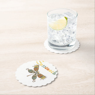 Dessous-de-verre En Papier Dragonfly Lover Stone Coaster| Lover Stone Coaster