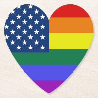 Drapeau américain LGBT Pride avec étoiles