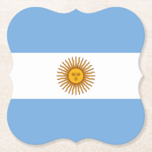 Dessous-de-verre En Papier Drapeau argentin