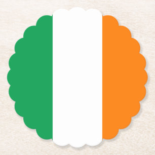 Dessous-de-verre En Papier Drapeau de l'Irlande